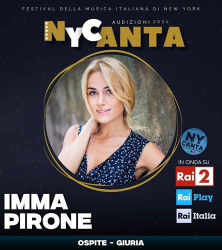 Imma Pirone testimonial al contest di canto