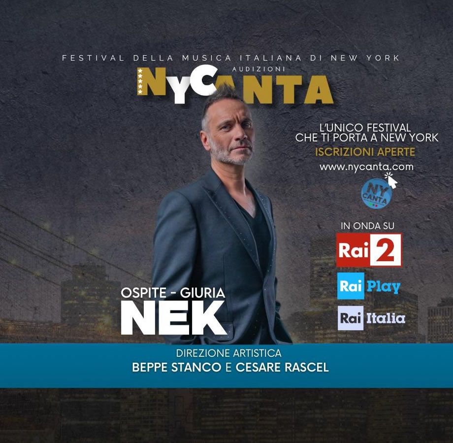 Nek giudice al festival canoro
