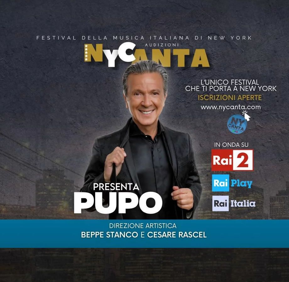 Presenta il contest di canto Pupo